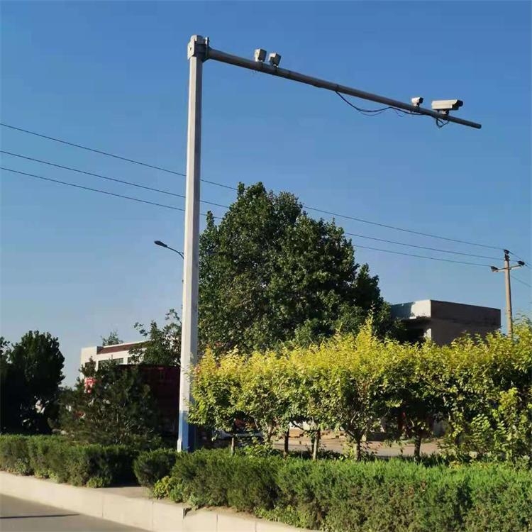 4米监控立杆厂家 廊坊监控立杆道路监控杆