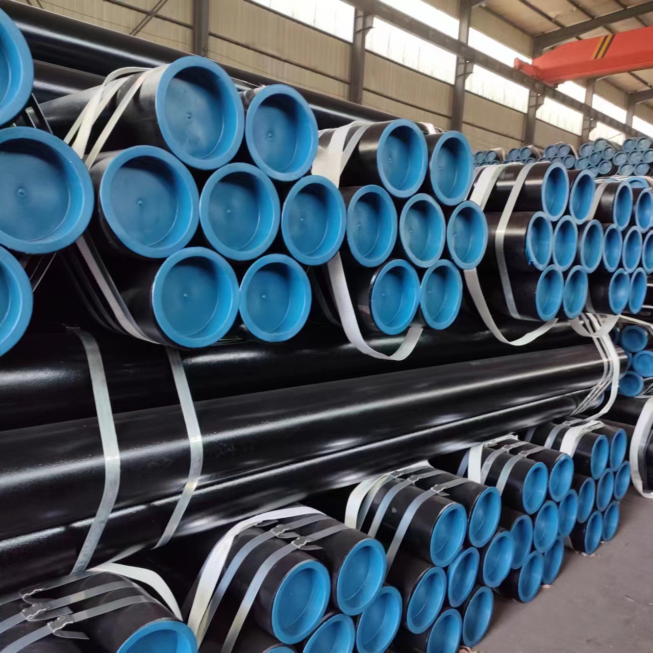 沧州市螺旋钢管集团有限公司生产欧盟标准螺旋焊接钢管工厂