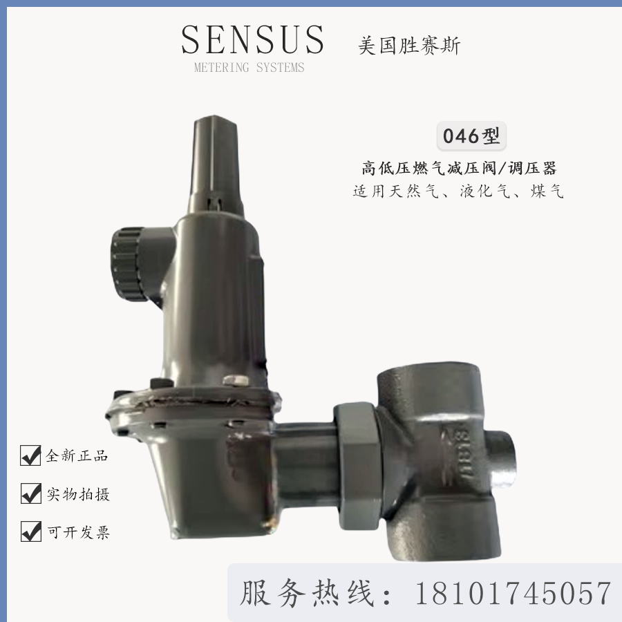 美国SENSUS胜赛斯燃气调压器046H/ 046L减压阀